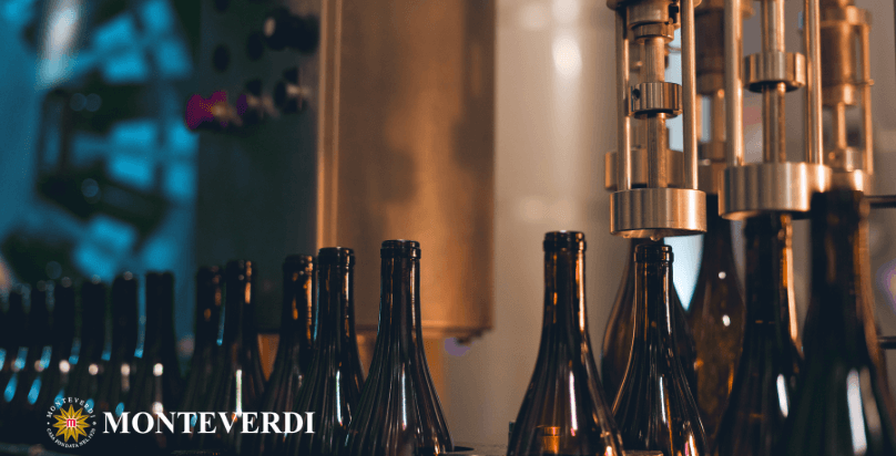 imbottigliamento vino azienda agricola monteverdi